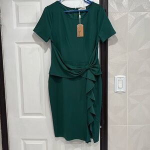 Green dress with tags!